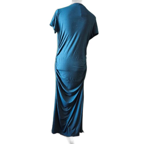 Smallshow Split Maternity Long Sleeve Ruched Pregnancy Dress Sz M - Picture 7 of 9